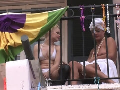 Bourbon Street Party - Public Nudity