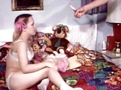 Leie, Blasen, Hundestellung, Zopf, Muschi, Dürr, Jungendliche (18+), Vintage