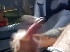 Autobus, Auto, Stel, Vrouw, Hd, Latijnse vrouw, Naakt, Spuiten