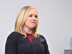 Grote lul, Blond, Hardcore, Kantoor, Rijden