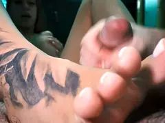 Enthousiasteling, Kont, Grote kietelaar, Pijpbeurt, Sperma shot, Fetisj, Hd, Tepels