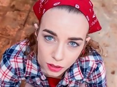 Blondine, Blasen, Hundestellung, Fingern, Behaart, Hardcore, Masturbation, Jungendliche (18+)