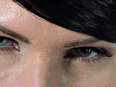 Cumloving cougar femdom fucks teenage dude