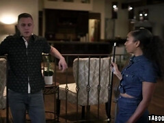 Mamada, Engañando, Garganta profunda, Estilo perrito, Ébano, Sexo duro, Interracial, Coño