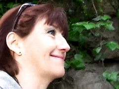 Grosse bite, Gros seins, Sucer une bite, Français, Branlette thaïlandaise, Lingerie, Rousse roux, Cheveux courts