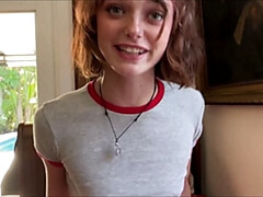 18 jaar, Enthousiasteling, Grote lul, Hd, Klein, Gezichtspunt, Roodharige vrouw, Tiener