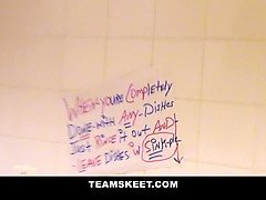 Roxy Lovette breaks the rules & takes a hard pounding in POV homemade video