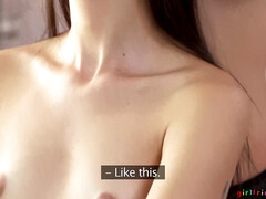 Kont, Bruinharig, Vriendin, Lesbisch, Likken, Doordringend, Kut duiken, Tieten likken