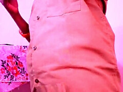 Hd, Femme au foyer, Indienne, Embrassement, Chatte, Séduite, Suçant, Épouse