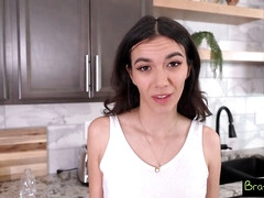 Gros seins, Brunette brune, Éjaculation interne, Tir de sperme, Hd, Pov, Rugueux, Criant