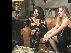 Tacones, Lencería, Nylon, Coño, Retro, Medias largas, Clasico