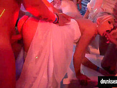 cool hoes gets nailed in public at sex party