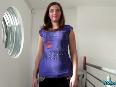 Enthousiasteling, Pijpbeurt, Tsjechisch, Hondjeshouding, Europees, Geld, Naakt, Roodharige vrouw