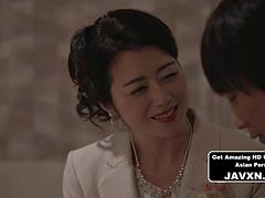 Asiatisch, Japanische massage, Reif, Milf