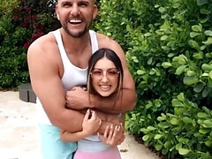 Tussi, Grosser schwanz, Grosse titten, Braunhaarige, Hd, Pornostars