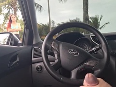 Teen Hottie Gets Risky Beach Handjob From Stranger