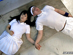 Sayaka Aishiro has her first anal with a guy