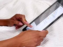 Mooi, Zwart, Bruinharig, Hd, Likken, Kut duiken, Alleen, Tieten likken