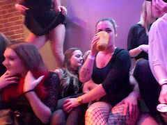 unexperienced whore Elle goes wild & lets five strippers pound on her cunt (including 2 barebacks) in PHGC 39 - webcam 3
