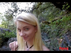 Watch this petite teen daughter ride her stepdad in a wild camp sexcapade!