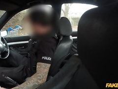 Scrap Yard Cop Fucker: Busty Blonde Fucked In Junk Yard