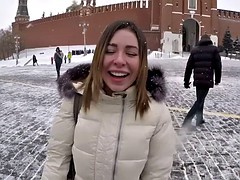ally breelsen gets picked up on red square and fucked by italian dude