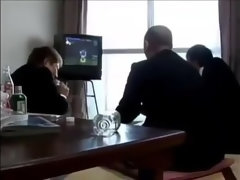 Japan milf fuck with 5 young stud