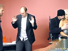 デカ尻, デカチン, デカパイ, ブロンド, カップル, 浮気する, フォアサム, 自然山雀