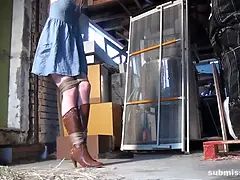 Heavy Struggling Girl Controlled by Girl