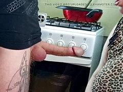 Stepmom Swallows My Cum Instead of Coffee - Zona901 Deep Throat Blowjob