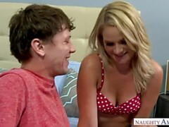 Américain, Gros cul, Blonde, Éjaculation interne, Queue, Hd, Petite femme, Nénés