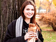 Schlafzimmer, Grosser arsch, Grosser schwanz, Blasen, Braunhaarige, Hundestellung, Natürlichen titten, Jungendliche (18+)