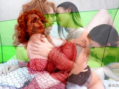 Asiatique, Nana, Gros seins, Le plan cul à quatre, Hard, Actrice du porno, Réalité, Nénés