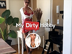 Grosser schwanz, Deutsch, Handjob, Hd, Büro, Pov, Tätowierung, Titten