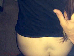 素人, 茶髪の, 小柄, 赤毛, ティーン, トイレ