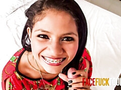 Grosser schwanz, Blasen, Spermaladung, Hardcore, Hd, Selbstgemacht, Latina, Schlucken