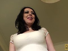 Subslut Harley Sin chubby body made jiggle with pounding