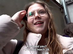 Czech streets - A hot POV reality with teen babes sucking and fucking for cash