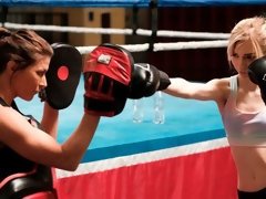 69, ブロンド, 指いじり, キス, なめる, スポーツ, ペニスバンド, ティーン