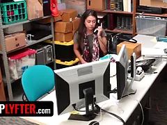 Blond, Sperma, Dominatie, Kantoor, Straf, Kut duiken, Tiener, Uniformpje