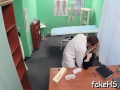 お尻, ブロンド, カップル, 医者, ハードコア, なめる, 現実, フェラする
