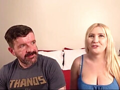 Blondine, Blasen, Vollbusig, Natürlichen titten, Orgasmus, Reiten, Rau, Titten