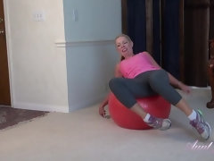 Liz Works Up a Sweat For You and Masturbates