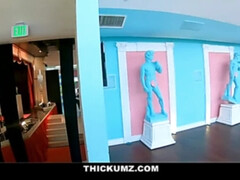 Thickumz - Big Booty Model Teen Shows Off Her Curves