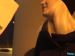 Hot blonde fucks for czech cash