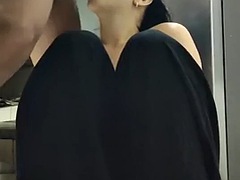 素人, 美女, デカチン, フェラチオ, フェラする, ティーン, オッパイの, 妻