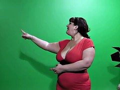 ぽっちゃり, デカチン, デカパイ, 捕まる, オッパイの, 妻