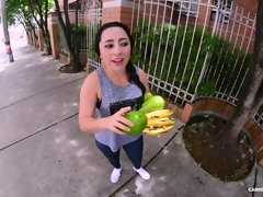 Latina babe with nice breasts hot sex video