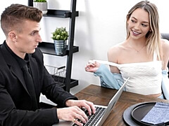 お尻, デカチン, ブロンド, フェラチオ, バック, ガリガリ, ティーン, オッパイの