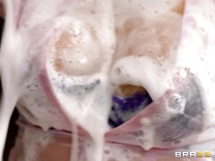 Submissive blondie with glasses gets boned in the office